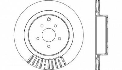 OPEN PARTS bdr278020 -  Тормозной диск